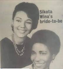 A PICTURE STORY ON GLENDA WINA AND INONGE WINA Inonge Wina (in white top)  with Glenda McCoo (in black top) when the two visited Northern Rhodesia in  1963 from Los Angeles California