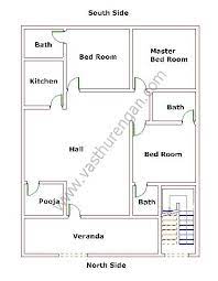 North Facing House Plan4 Vastu House 2bhk House Plan New House Plans