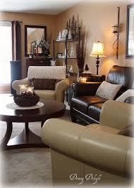 Winter Living Room In White Brown And Cream Winter Living Room Warm Living Room Decor Brown Living Room