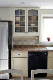 Millstone And Antique White Kitchen Cabinet Makeover Antique White Kitchen Cabinets Antique White Cabinets Kitchen Cabinets Makeover