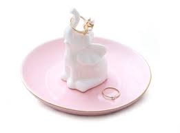 4.7 out of 5 stars. Lucky Elephant Ring Holder Dish For Jewelry Engagement Wedding Trinket Trays Ring Display Holder Stand White 5 5 Dish Diameter X 4 Tall Buy Online In Qatar At Qatar Desertcart Com Productid 154513483