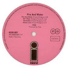 You can use a leak detection solution or mix soap and water. Free Fire And Water Pink Label Germany Vinyl Lp Record 6339007 Fire And Water Pink Label Free 6339007 Island