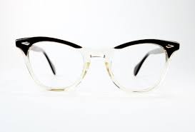 Black And Clear Ombre Glasses Vintage 50s Cat Eye Glasses American Optical Two Tone Black To Clear Usa Optical Nos Frame 44 20 Cat Eye Glasses Frames Cat Eye Glasses Glasses