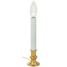Electric Christmas Window Candle W Brass Colored Base Christmas Lights Decorations