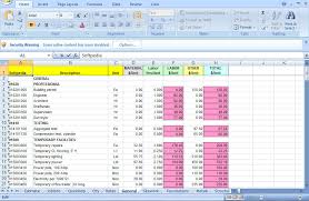 remodel the cost estimator for excel