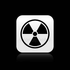 Black Radioactive Icon Isolated On Black Background Radioactive Toxic Symbol R Sponsored Icon Isolated Symbols Black Backgrounds Vector Illustration