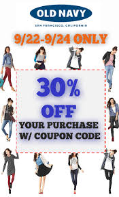 30 Off Coupon Code For Old Navy Limited Time Offer 9 22 9 24 Only Click On The Pin And Grab Your Old Na Old Navy Coupon Online Shopping Coupons Old Navy