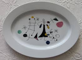 Plat Peinture Sur Porcelaine Inspiration Joan Miro Peinture Sur Porcelaine Peinture Joan Miro