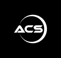 ACS letter logo design in illustration. Vector logo ...