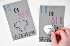 Make a small pile of confetti on the left side of the card. Gender Reveal Cards With Cricut Perforation Blade Tastefully Frugal