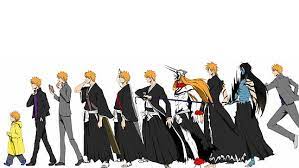 Discover more posts about bleach ichigo. Hd Wallpaper Kurosaki Ichigo Shinigami Character Evolution Bleach Anime Wallpaper Flare