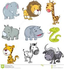 Animaux mignon facile a dessiner cute photo en 2019. Ensemble D Animaux Mignons De Dessin Anime Illustration De Vecteur Illustration Du Couleur Amusement 18820688