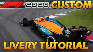 This is my own livery for myteam mode in f1 2020. F1 2020 Custom Livery Tutorial Youtube