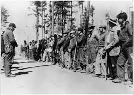 Workers of the Civilian Conservation Corps-Indian Division helped build  infrastructure