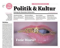 Проповедь перед причастием произнес иер. Politik Kultur 07 08 2019 Vorab Fur Die Presse Deutscher Kulturrat