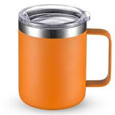 Insulated Coffee Mug 12 Oz Orange In 2021 Coffee Mugs Insulated Coffee Mugs Mugs
