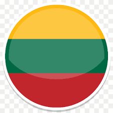 The lithuanian flag features primary colors of yellow, green, and red. Circle Green Line Font Lithuania Flag United States Round World Flags Png Pngwing