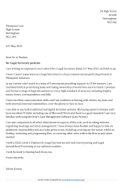 New teacher cover letter example. Legal Secretary Cover Letter Example Coverletterexamples App