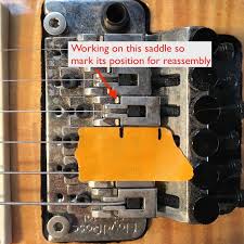 Setting Saddle Radius On The Floyd Rose Haze Guitars