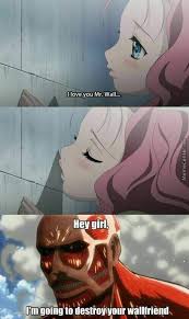Wallfriend Anime Funny Anime Attack On Titan Anime