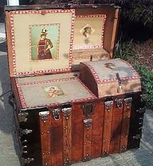 I purchased from owners estate after her passing. Restored Martin Maier Antique Trunks Dome Top Trunk Top Quality Antique Trunk Antique Steamer Trunk Antique Trunk Restoration