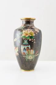 Large Chinese Cloisonne Vase With Floral Decoration In 2021 Flower Vases Decoration Vase Turquoise Vase