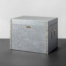 Galvanized Storage Box Hearth Hand With Magnolia Target Metal Storage Box Hearth Hand With Magnolia Storage