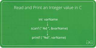 How To Read And Print An Integer Value In C - Geeksforgeeks