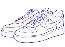 How To Draw Nike How To Draw Air Force Ones Step 7 Sneakers Illustration Shoes Drawing Shoes Clipart