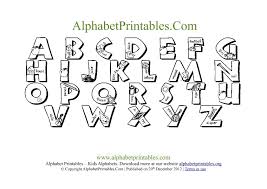 Printable Pdf Alphabet Letter Chart Templates Alphabet