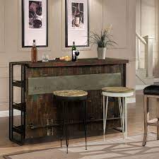 Gratis Modern Mango Wood Industrial Wine Bar Cabinet With 2 Stools In 2021 Wine Bar Cabinet Bar Cabinet Corner Bar Furniture