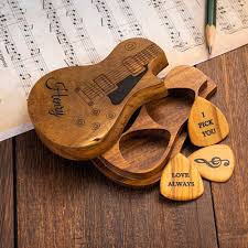 Unique guitar gift for bass, electric & acoustic guitars 4.8 out of 5 stars 2,606 Customized Wooden Guitar Picks