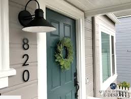 7 Best Teal And Navy Blue Front Door Colours Benjamin And Sherwin Kylie M Interiors Painted Front Doors Beige House Exterior Front Door Paint Colors