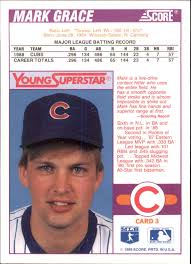 1989 Score Young Superstars I #3 Mark Grace