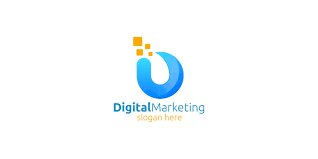 Just select your font, background, and graphics; Digital Marketing Financial Advisor Logo Design By Denayunecs Codester