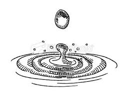 1,000+ vectors, stock photos & psd files. Hand Drawn Vector Drawing Of A Water Drop Splash And Ripples Water Drop Drawing Water Drop Tattoo Ink In Water