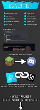 There are two ways i can think of to do this. Dbverifier Bungeecord Discord Verify Plugin Spigotmc High Performance Minecraft