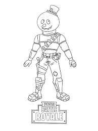 Coloriages gratuits pour les enfants : Coloriage Fortnite Imprimer Les Heros Du Jeu