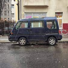 vansofberlin subaru libero e12 superdeluxe micro van subaru subarue12 subaruvan vanlife van soloparking campvibes adventuremobile camperv sachen mann