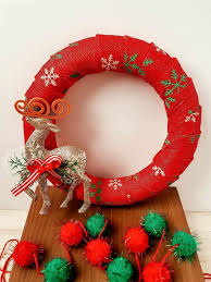 This diy christmas wreath turned out amazing and it only cost me $10. Dollar Tree Christmas Wreath Easy Diy Christmas Craft