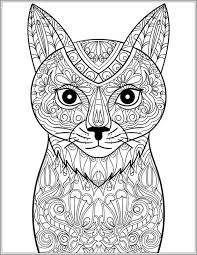 Coloriage Zen Cat Coloring Page Animal Coloring Pages Mandala Coloring Pages