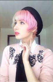 Half up half down is one of my favorite go to styles for any occasion! Split Hair Dye The Best Looks From Instagram Hairtrend Splitdye Splitcolour Split Hair Split Dyed Hair Short Hair Styles Pixie