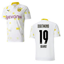 Das heimtrikot ist erneut gelb mit schwarzen blitzen. Bvb Borussia Dortmund Trikot 3rd Kinder 2020 2021 Brandt 19 Sportiger De