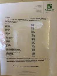 We pride ourselves on delivering an affordable, enjoyable hotel experience where guests are always welcomed warmly. List Of Prices For Various Laundry Articles If You Take Them Never Seen Anything Like This Bef Picture Of Holiday Inn Laguardia Airport Corona Tripadvisor