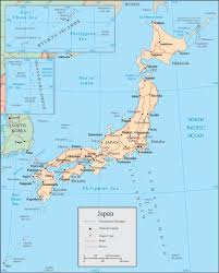 It is located on the island of honshu and it has its rise in the japanese alps, especially at mount kobushi. Jungle Maps Map Of Japan With Rivers