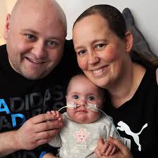 Miracle transplant baby's parents admit they were planning funeral