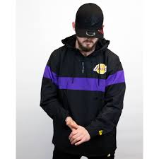 Последние твиты от los angeles lakers (@lakers). New Era Nba Los Angeles Lakers Striped Black Windjacke Mannschaften Aus Usa Sports Gb