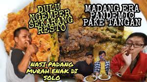 Ayo cek daftar sajian wajib berikut, siapa tahu ada yang terlewatkan! Nasi Padang Murah Enak Di Solo Nasi Padang Selamat Baru Kuliner Solo Youtube