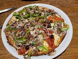 Check spelling or type a new query. Cauliflower Pizza Crust The Works Picture Of California Pizza Kitchen Fashion Show Mall Las Vegas Tripadvisor