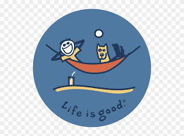 Life is good sticker, jeep sticker, weatherproof matte sticker, laptop sticker, water bottle sticker, aesthetic sticker. Life Is Good Clipart Hammock Life Is Good 4 Sticker Grow Png Download 643769 Pinclipart